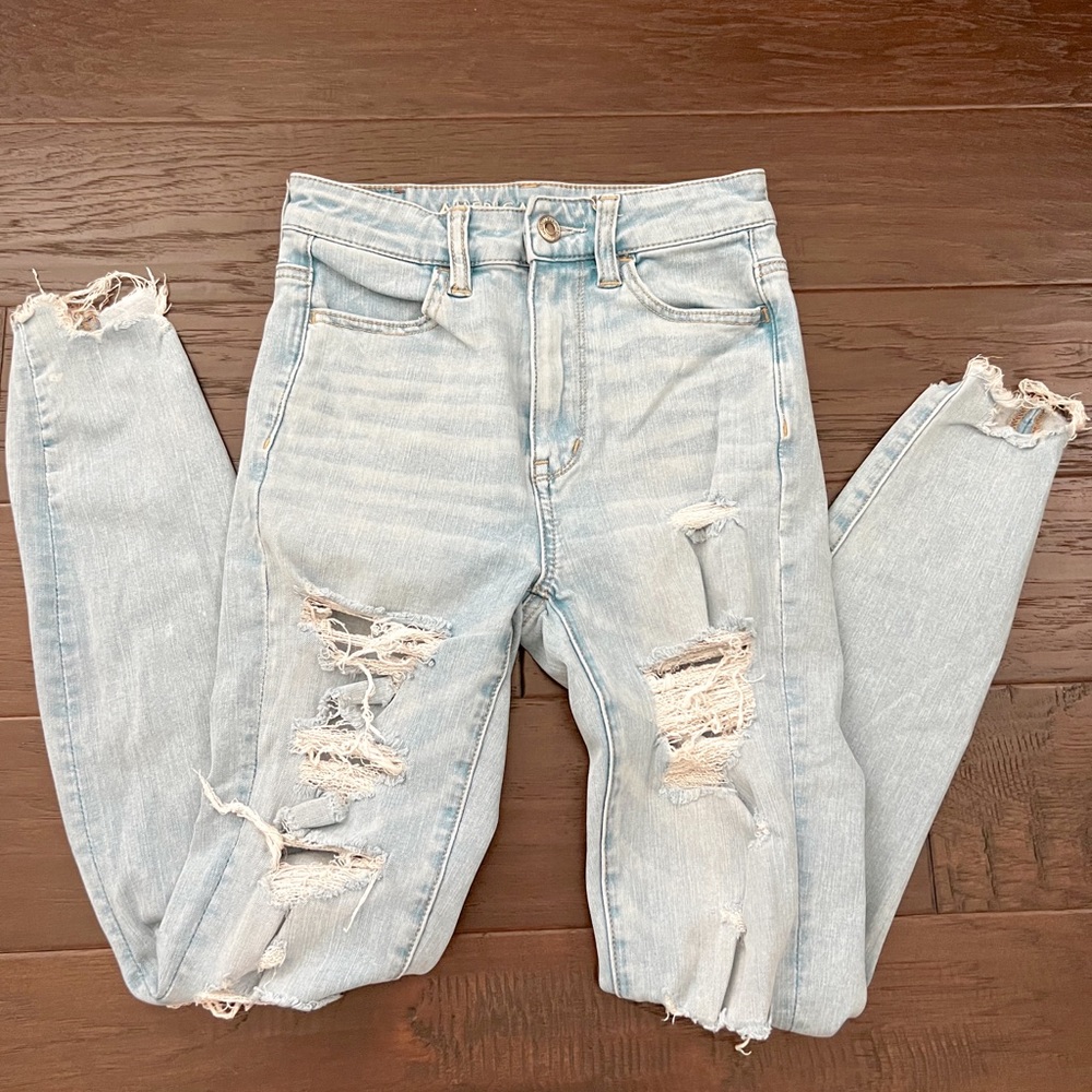 American eagle high waisted jeans